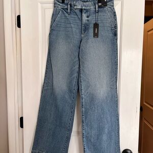 Express Wide Leg High Rise Jeans